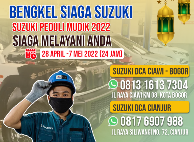 Bengkel Siaga Mudik 2022 Suzuki Bogor & Cianjur