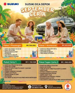 Promo September Servis Suzuki Depok 2026