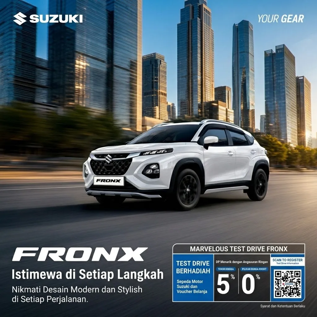 Promo Suzuki Duta Cendana September Suzuki Fronx 2026